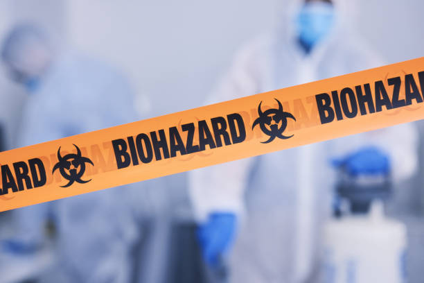Professional Biohazard technician working in Mastic, NY